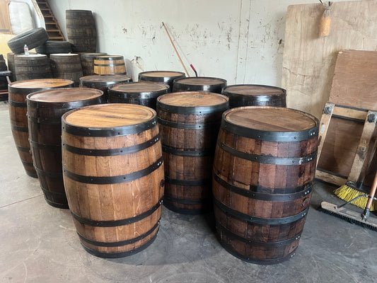 Clean and Stained Barrel