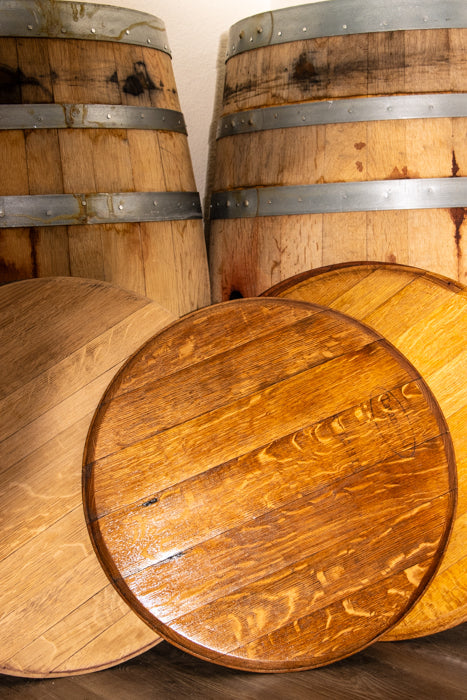 Clean & Stained Barrel Lids